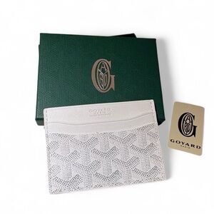 - 1 of 1 White Goyard Cardholder SAME DAY SHIPPING PERFECT GIFT
